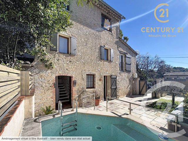 maison à vendre - 6 pièces - 144.84 m2 - GRASSE - 06 - PROVENCE-ALPES-COTE-D-AZUR - Century 21 Moulin De Brun